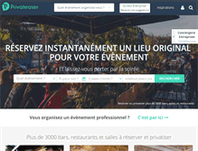 Tablet Screenshot of privateaser.com